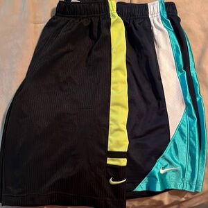 2 pair Medium Nike boys basketball shorts
